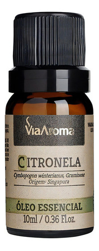 Óleo Essencial Citronela - Via Aroma - 10ml