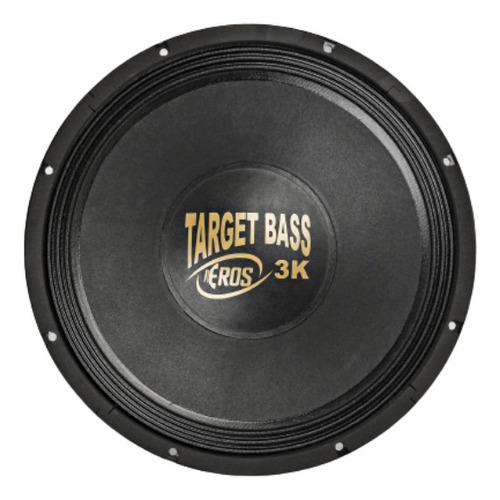 Tipo de alto-falante Eros E-15 Target Bass para carros, picapes e suvs cor preto de 8Ω X 15 " 