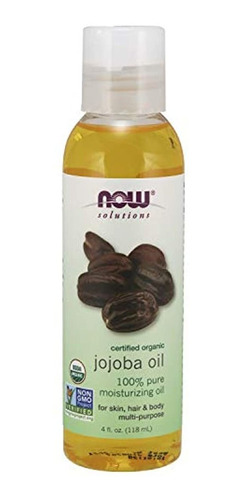 Aceite De Jojoba Orgánico Now, 4 Oz