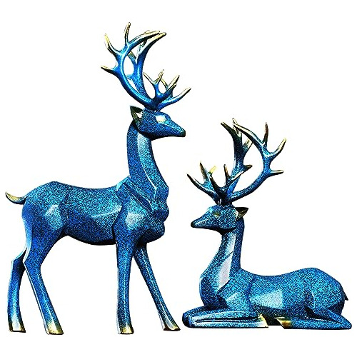 Reindeer Navideños Azules