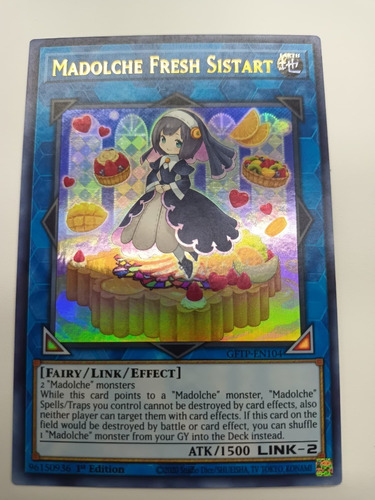 Madolche Fresh Sistar Ultra Rara Yugioh