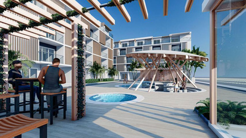 Apartamento En Venta En Punta Cana, 2habitaciones, Área Excl