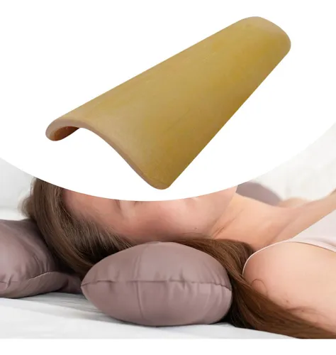 Almohada De Bambú Para El Cuello, Ergonómica, Cómoda,