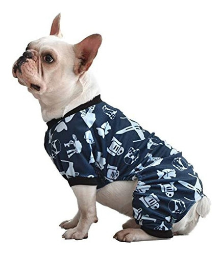 Cutebone Pijamas Suaves Para Cachorros Mono Lindo Pjs Mono R