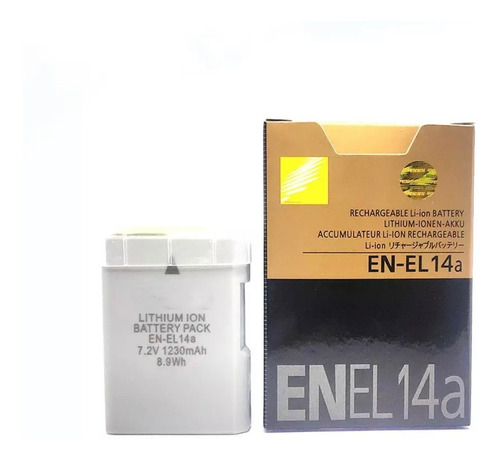 Batería De Cámara En-el14a Enel14a, Para Nikon