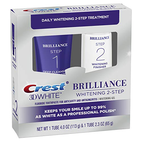 Pasta De Dientes Crest 3d White Brilliance De 2 Pasos Para L