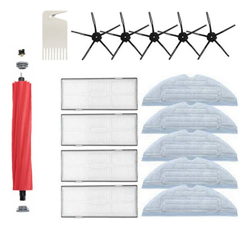 For   S7 T7s T7plus Main  Side  Hepa Filter Mop Pad Spare Pa