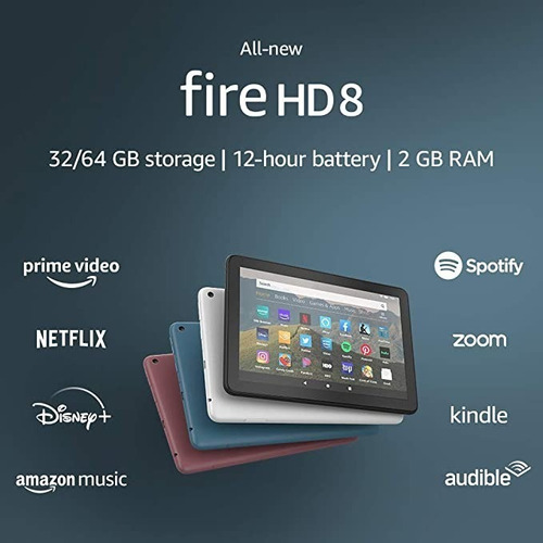 Tablet Amazon Fire Hd 8 10gen 32gb 2 Gb Ram 2020 Azul Cuotas
