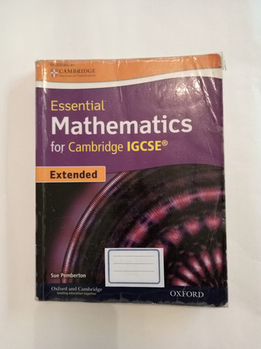 Libro Essential Mathematics For Cambridge Igcse. Extended