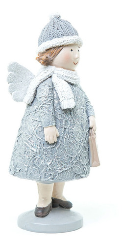 Imagen 5 de 7 de Muñecos Navideños Running Angelito Vestido