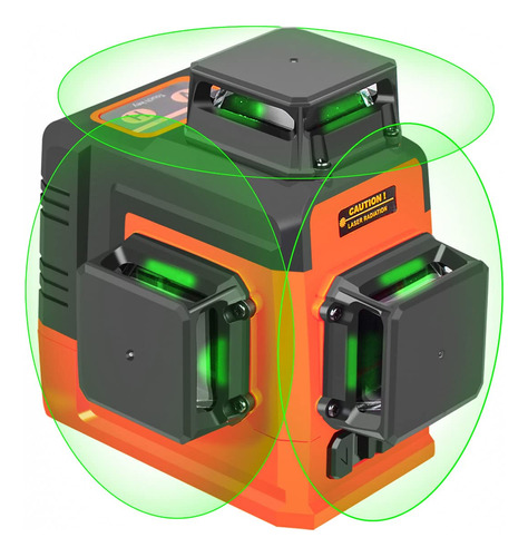 Nivel Laser Autonivelante 3x360° Takamine 12 Lineas