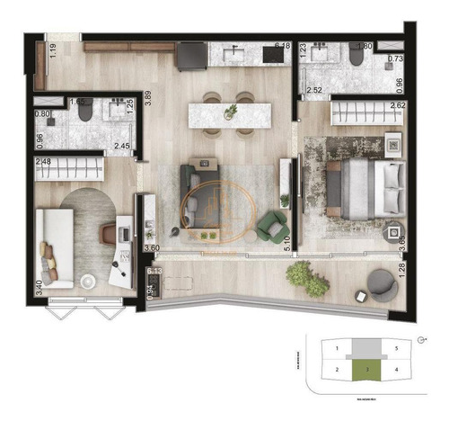 Apartamento Com 2 Dormitório(s) Localizado(a) No Bairro Vila Nova Conceição Em São Paulo / São Paulo - 10647:916902