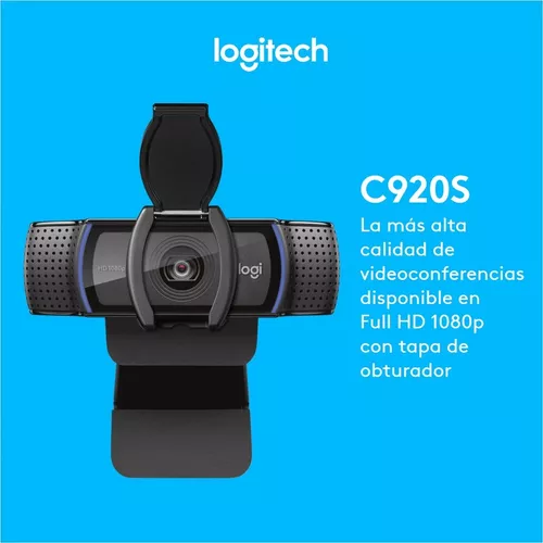 CÁMARA WEB LOGITECH C920S FULL HD CON OBTURADOR DE PRIVACIDAD