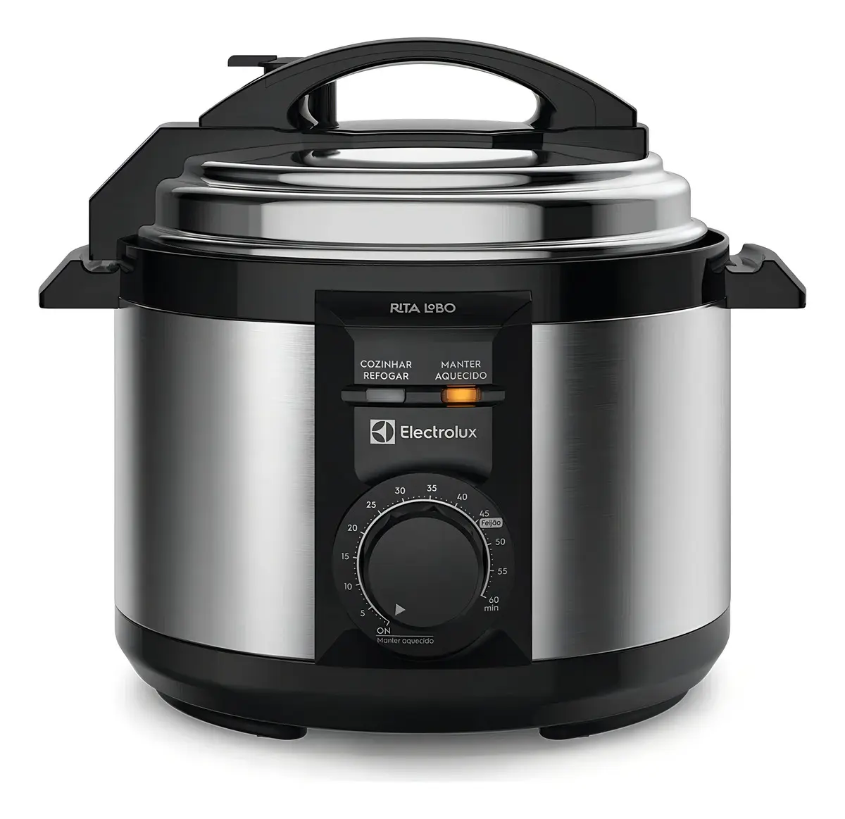Panela De Pressão Elétrica Electrolux Pce15 3 Litros Cor Inox Preta