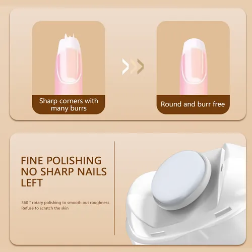 Molinillo De Uñas Para Bebés, Silencioso, Cuidado De Uñas De