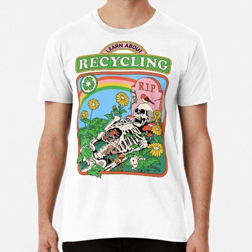 Remera Aprenda Sobre El Reciclaje Algodon Premium 