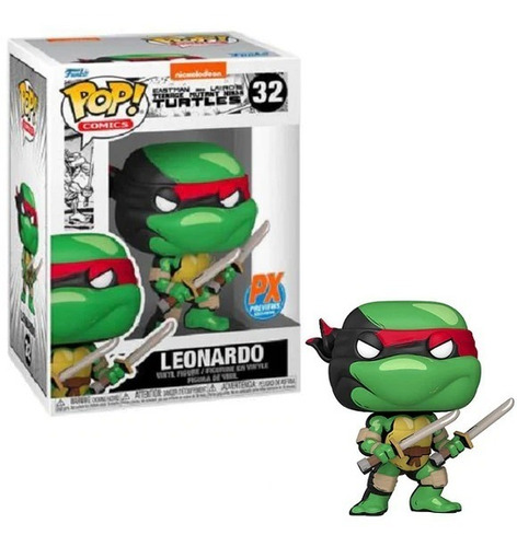 Funko Pop Tortugas Ninja - Leonardo #32 Exclusivo