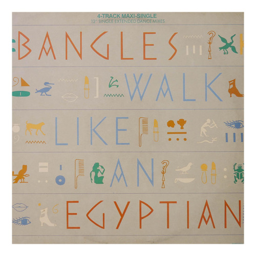 Bangles - Walk Like An Egyptian 12  Maxi Single Vinilo Usado