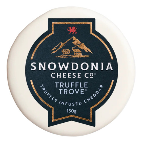 Queso Cheddar Con Trufa Truffle Trove Snowdonia Horma 150gr