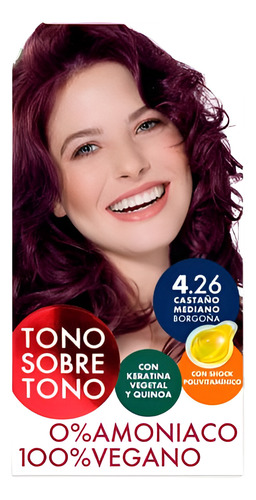 Tintura Coloración Biferdil Tono Sobre Tono Sin Amoniaco X1