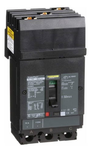 Interruptor Termomagnetico Square D Hja36070 3p 70a I-line