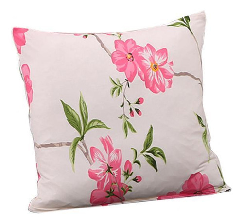 Fundas De Almohada Con Estampado Floral 3 Piezas