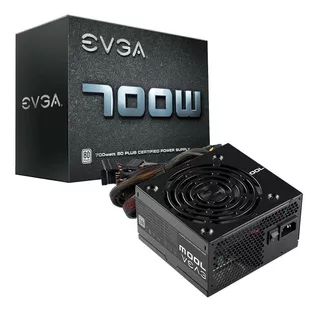 Fuente De Poder Para Pc Evga 700 W1 Black 100v/240v