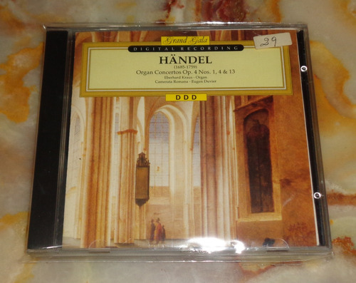 Händel / Duvier - Organ Concertos Op. 4 - Cd Brasil
