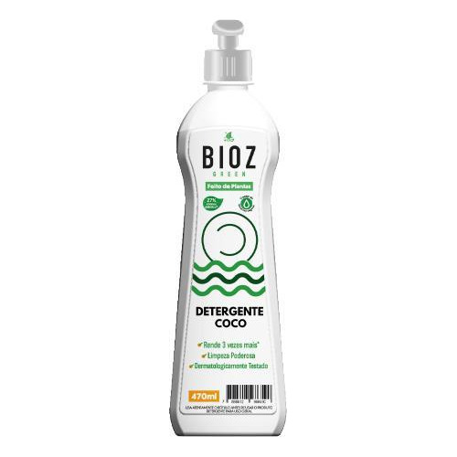 Detergente De Coco Biodegradável Bioz Green 470ml