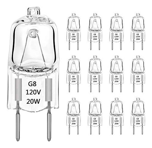 G8 Halogen Light Bulbs 20w Dimmable 120v G8 Base 2pin X...