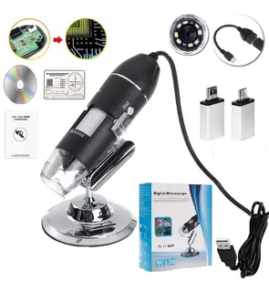 Microscopio Digital Usb 1600x (3 En 1)