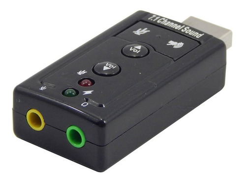 Adaptador Simples Usb A Macho X Placa De Som Fone Microfone