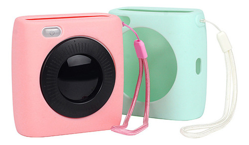 Funda De Bolsillo Para Miniimpresora Con Cordón De Silicona
