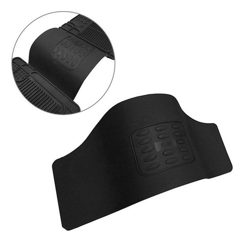 Tapete Tunel Flash Preto Borracha Pvc Universal Honda City