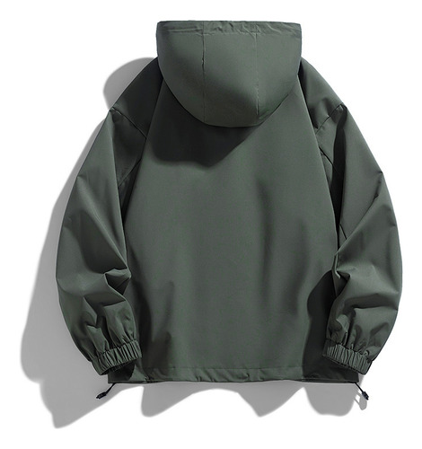 Chaqueta Cortavientos Con Capucha, Gabardinas, Tamaño Extrag