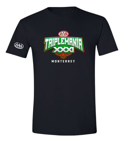 Jersey Playera Lucha Libre Aaa Hombre Triplemanía Xxxi Mty