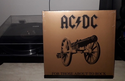 Ac Dc For Those About To Rock Vinilo Importado 