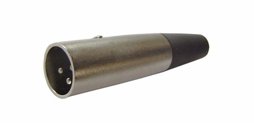Ficha Canon Xlr Macho Para Armar Cables Metal *yulmar*