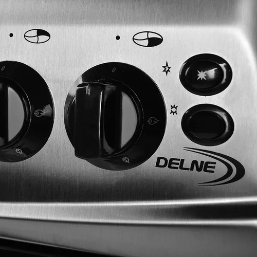 Cocina Delne Combinada 3+1 Te-5631 Inox 50x60 Albion
