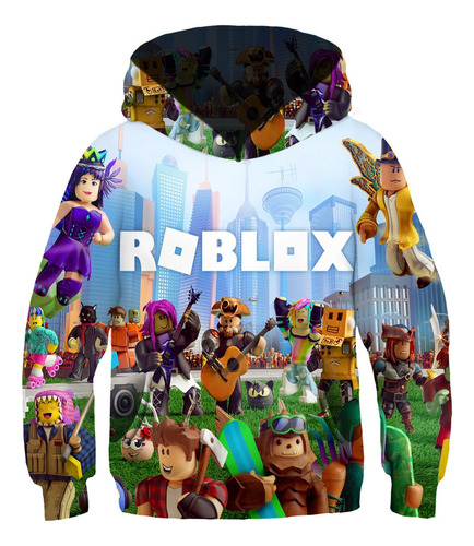 Hu Sudadera Con Capucha Roblox For Niños, Impresión 3d