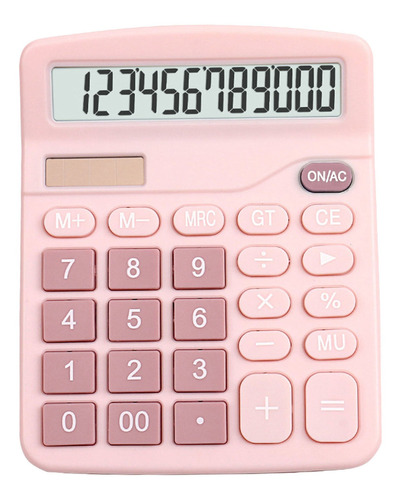 Calculadora De Escritorio Máquina Sumadora De Rosado