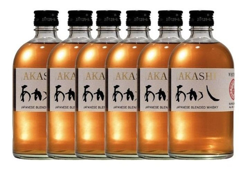 6 X Whisky Japonés Akashi Black