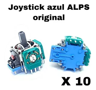 10 Joystick Potenciómetro Ps4 Alps Nuevos Original Azul