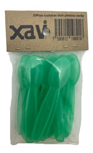 20 Cucharita Cuchara Shot Plastica 0664 0.31 Xaviplas