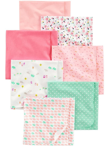 Simple Joys By Carters Baby Girls Pack Flannel Receivin...