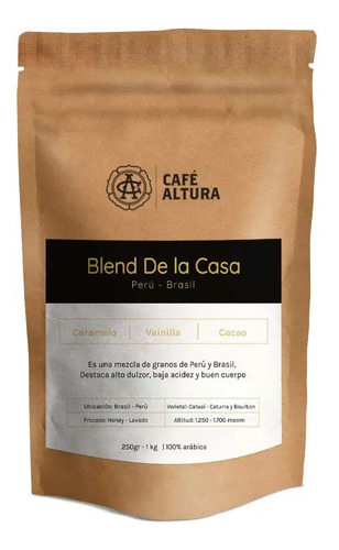 1 Kg Cafe Blend De La Casa / Peru - Brasil -tueste Omniroast