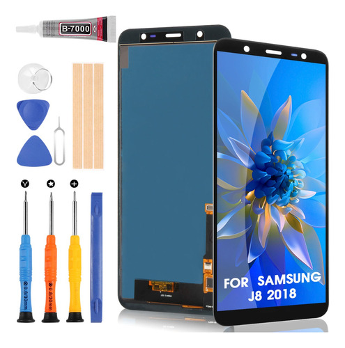 Para Pantalla Táctil Lcd Samsung J8 2018 J810