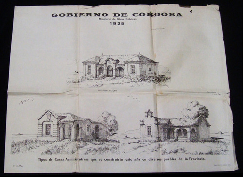 Antiguo Croquis De Tipos De Casas Córdoba.  54077