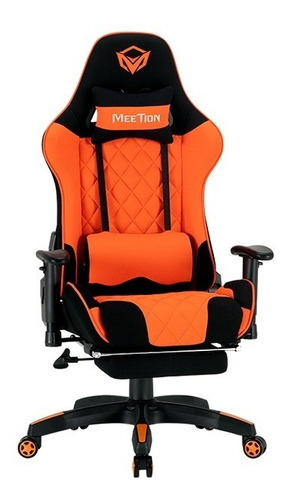 Imagen 5 de 9 de Silla Gamer Reclinable Con Masajeador Meetion Chr 25