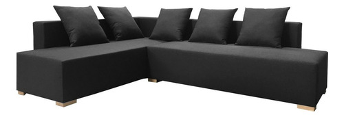 Sofa Cama Emely Gris Obscuro Këssa Muebles